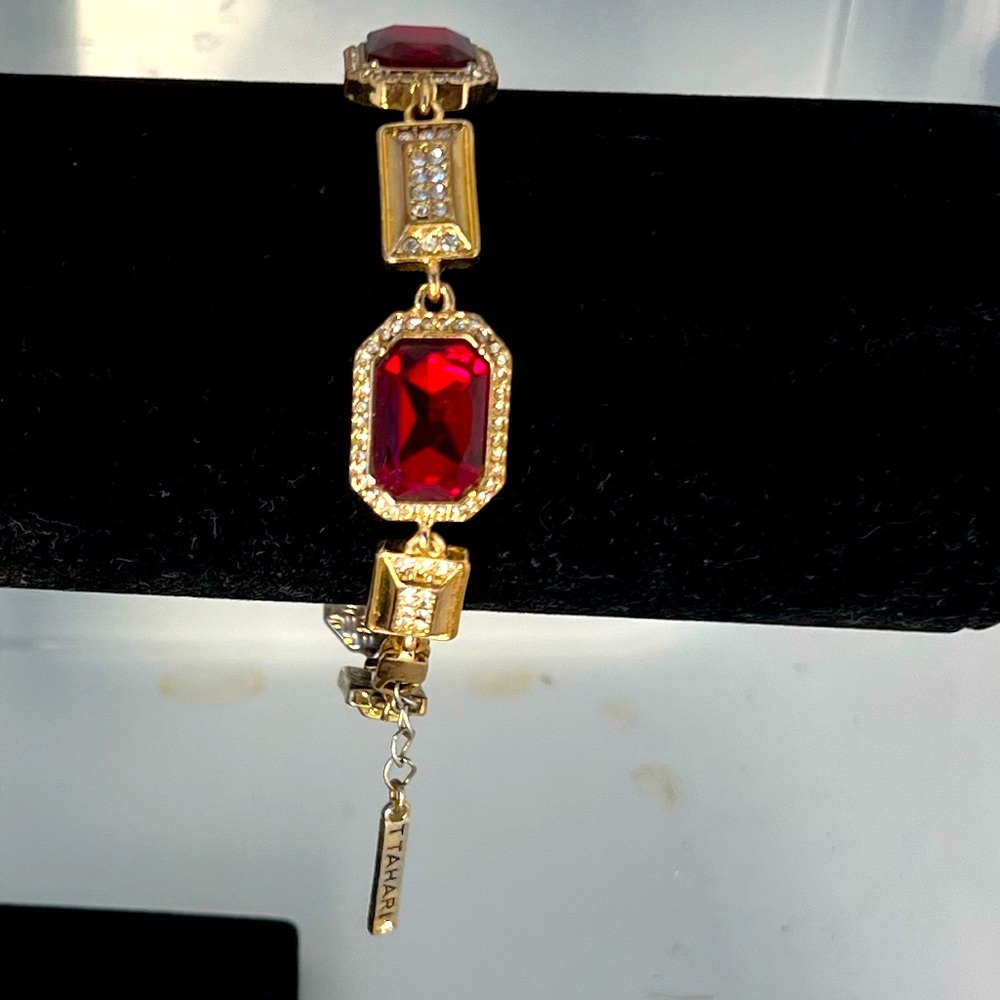 Red and gold bracelet